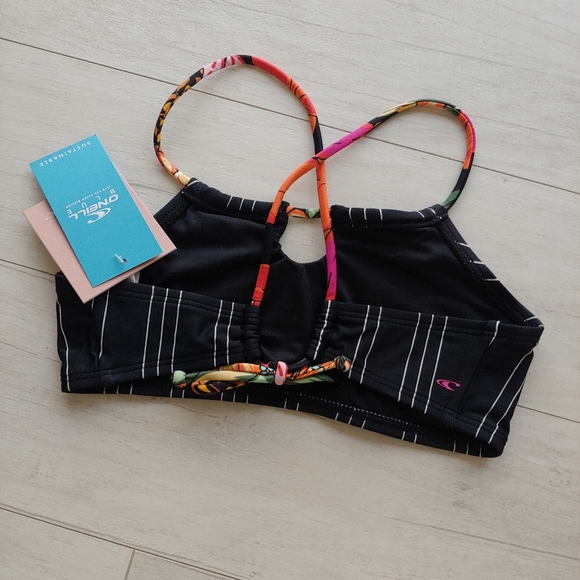 O'Neill NEW girls Tropical Keyhole Tankini Swimsuit Set - Picture 4 of 16